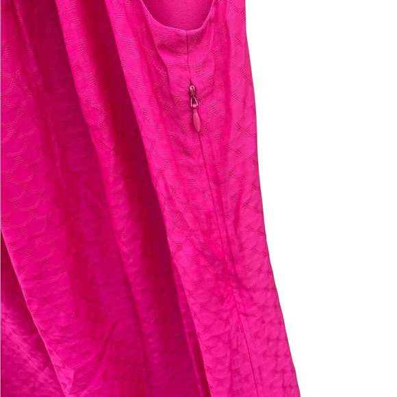 VINEYARD VINES Dobby Embellished Silk Blend Shift Dress - Picture 7 of 8